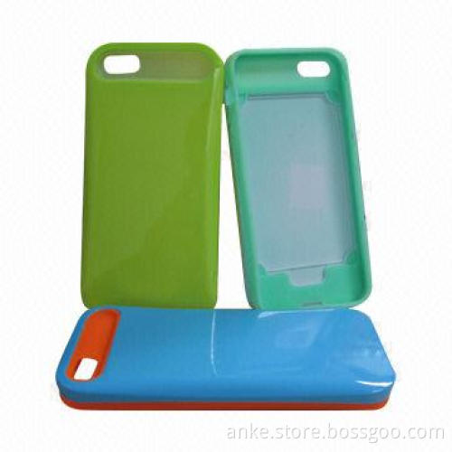 PC/Silicone Case for iPhone 5, with Luminous Function and Various Colors